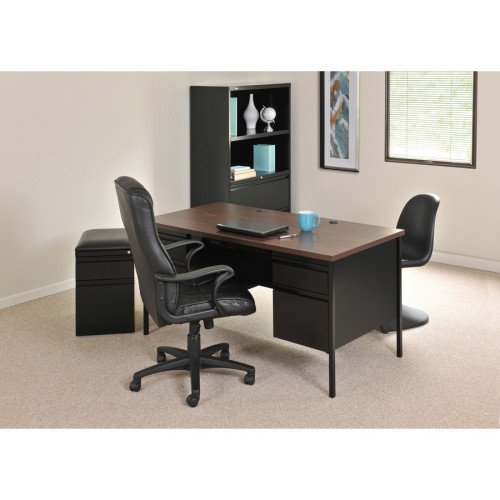 Lorell Fortress Series Double-Pedestal Desk (60927)