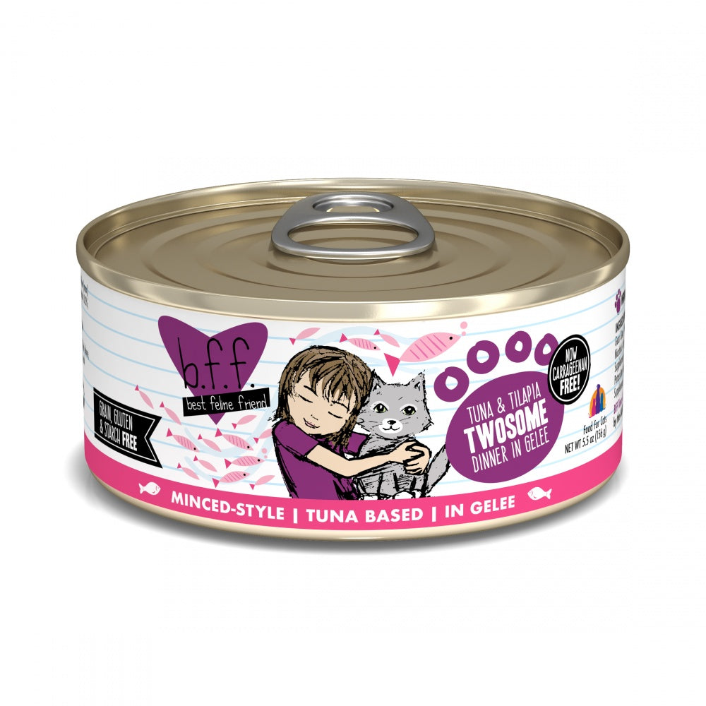 Weruva BFF Tuna  Tilapia Twosome Canned Cat Food