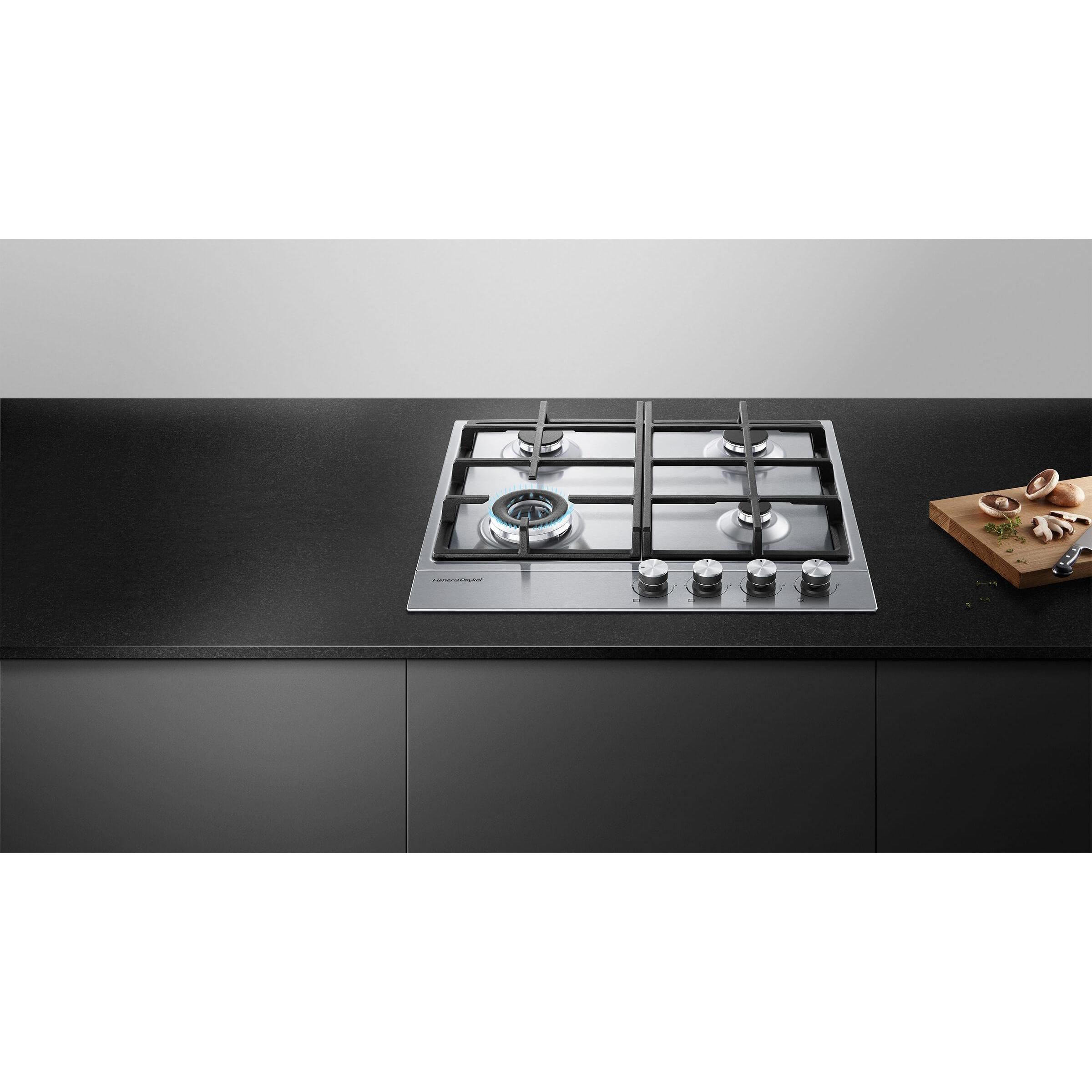 Fisher & Paykel 24-inch Built-In Gas Cooktop with Innovalve? Technology CG244DLPX1 N