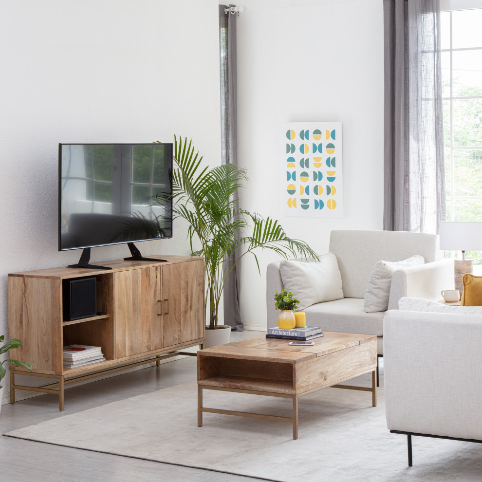 Nimes Media Unit   Transitional   Entertainment Centers And Tv Stands   by MH London  Houzz