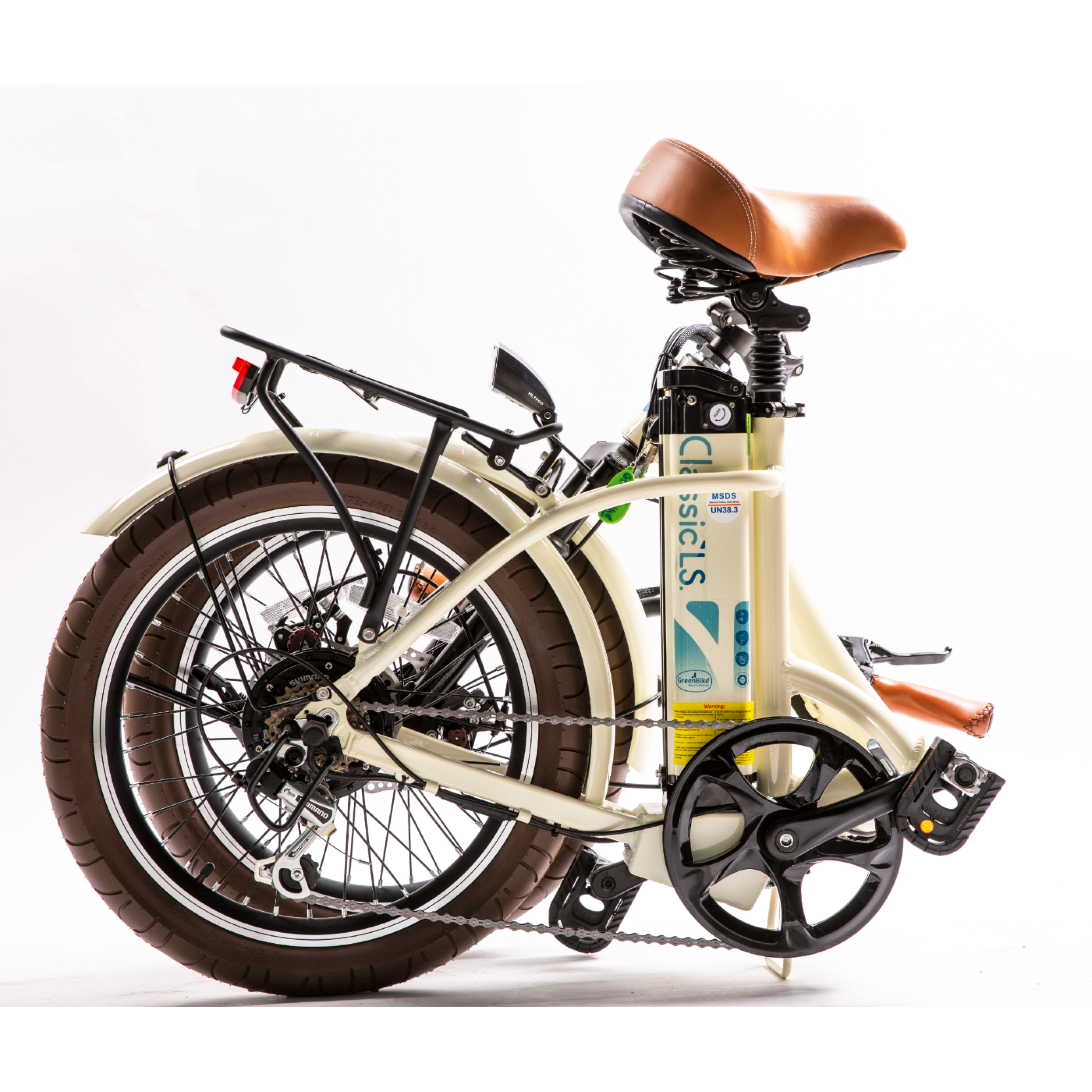 Green Bike Electric Classic HS Slim Folding Ebike 36V