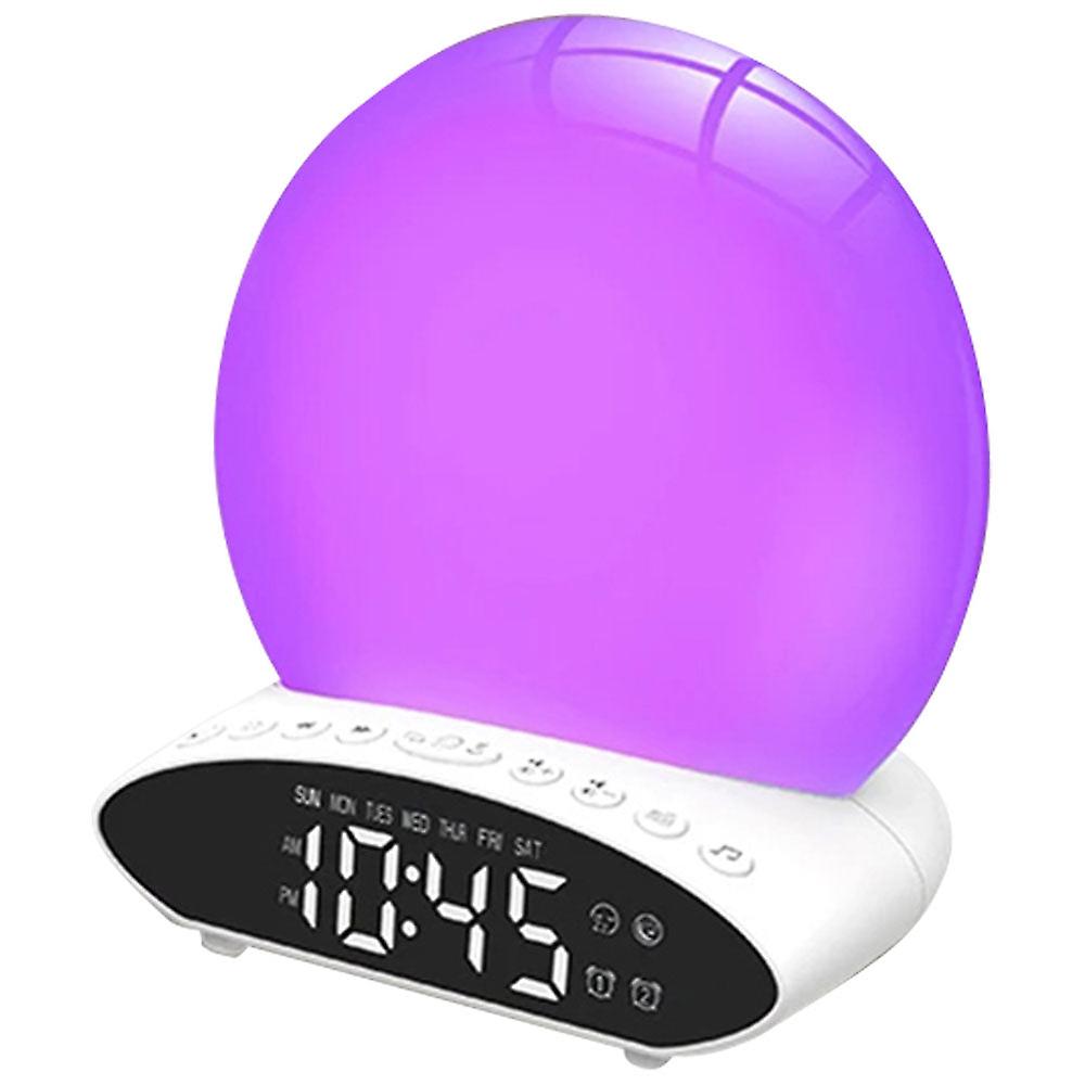 5In1 multifunctional digital alarm clock and led lamp