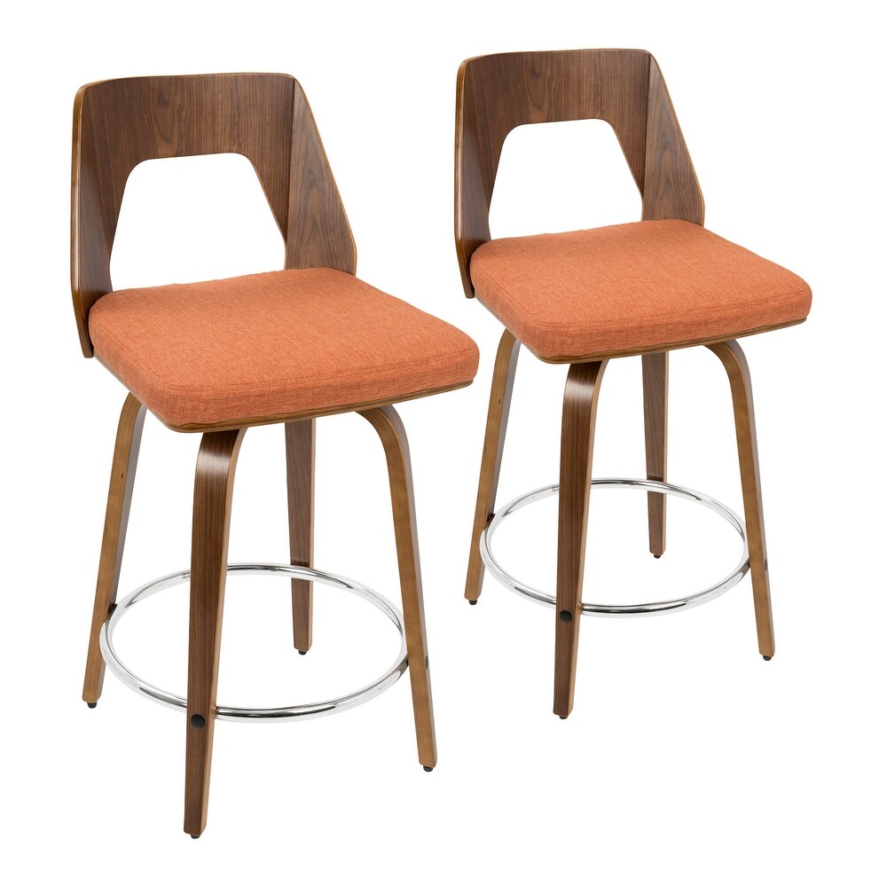 Carson Carrington Culnady Mid century Modern Counter Stool (Set of 2)