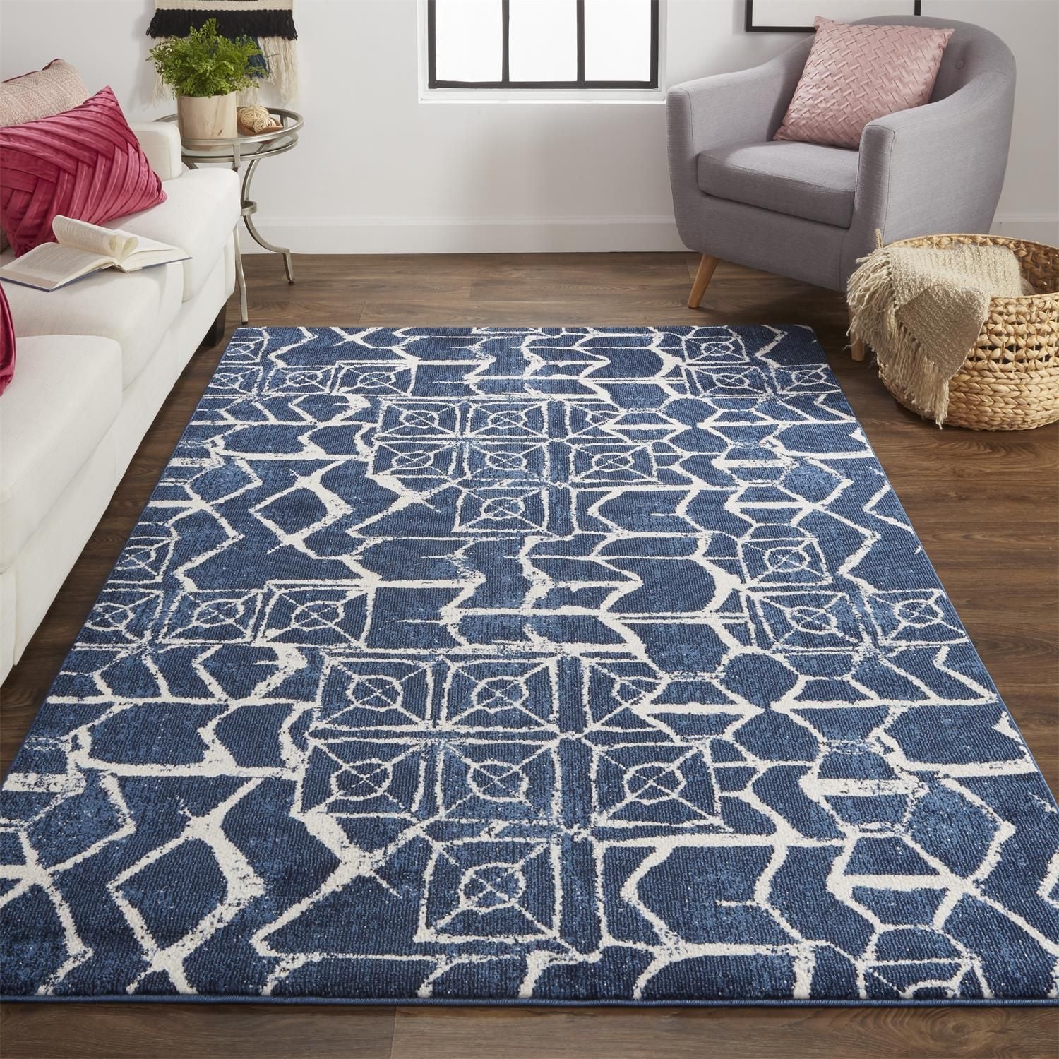 Meera Blue Rug by BD Fine