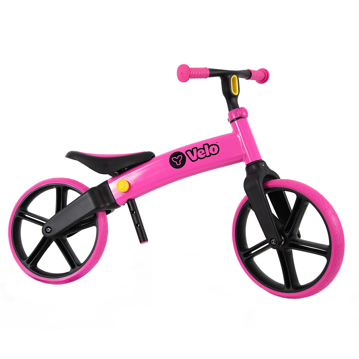 Yvolution Y Velo Balance Bike 12" - Pink | No Pedal Training Bicycle For Kids Ages 3 to 5 Years Old