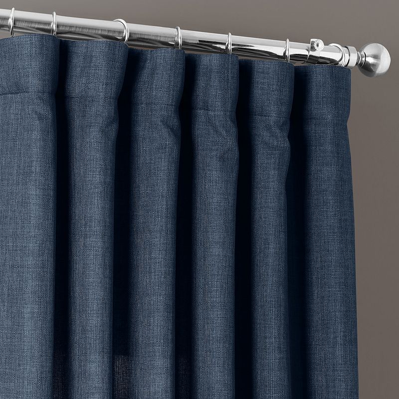 EFF 1-panel Faux Linen Window Curtain