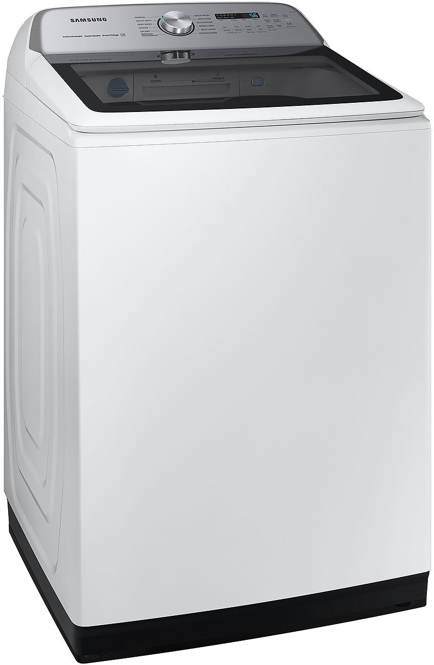  5.2 Cu. Ft. White Large Capacity Smart Top Load Washer With Super Speed Wash