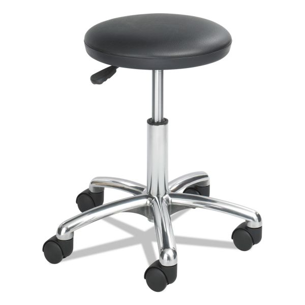 Safco Height-Adjustable Lab Stool， Backless， Supports Up to 250 lb， 16