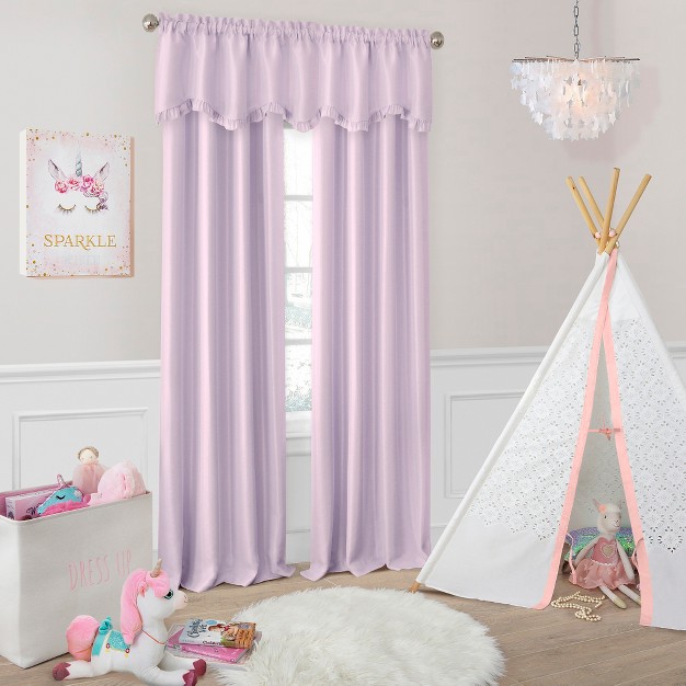 Adaline Nursery And Kids Room Darkening Single Window Curtain Elrene Home Fashions