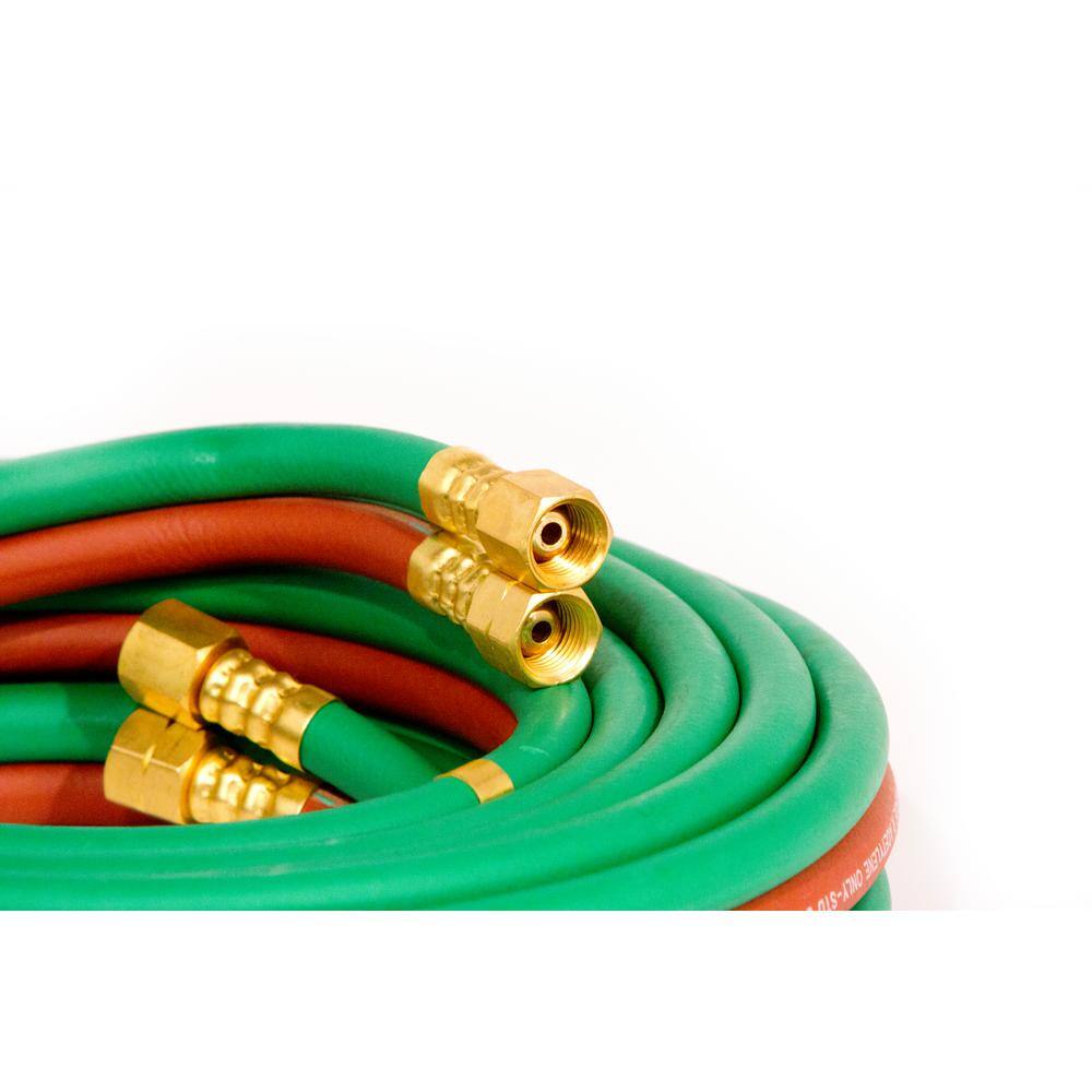 Lincoln Electric 14 in. x 25 ft. R-Grade Oxygen-Acetylene Hose KH578