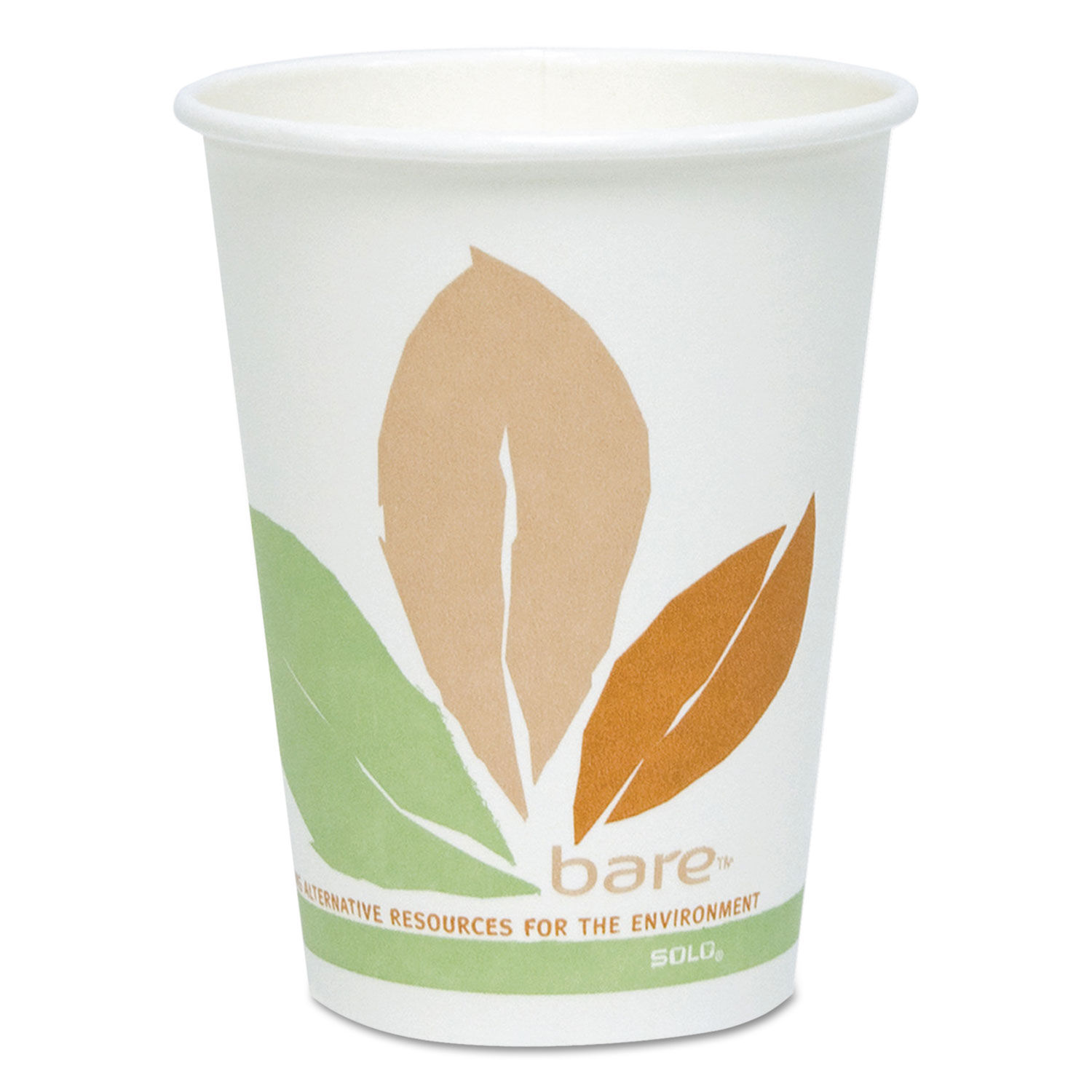 Bare Eco-Forward PLA Paper Hot Cups by SOLOandreg; SCC412PLNJ7234P