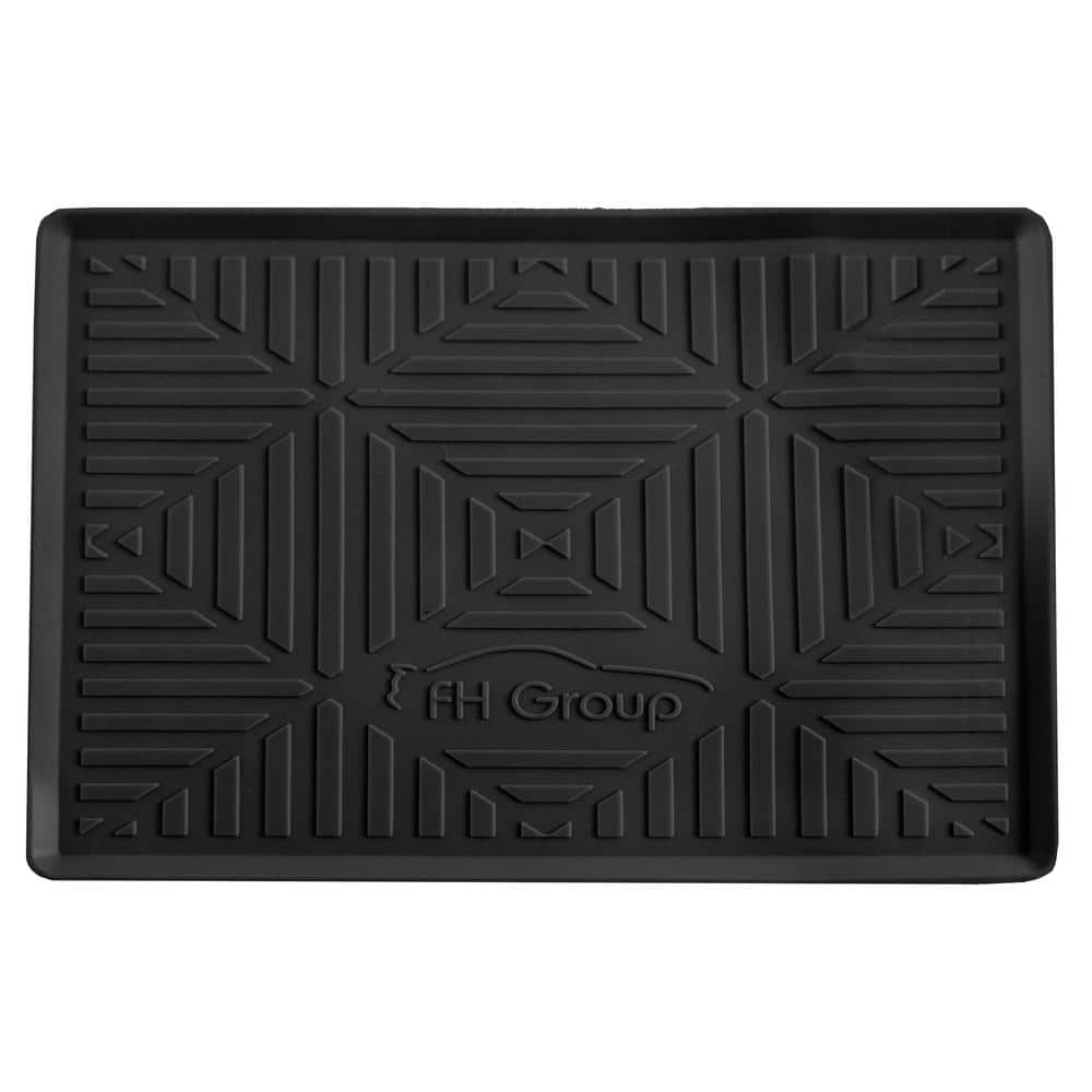 FH Group 40 in. x 32 in. x 2 in. Large Rubber Ultimate Weather Proof Cargo Mat/Tray DMF16407BLK-40