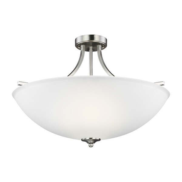 Generation Lighting Geary 4 Light 25 Wide Semi-Flush Bowl Ceiling