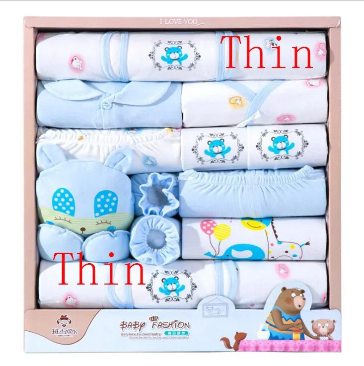 18pcs/set Newborn Clothes Suits 0-6M Baby Clothing Sets Boys Girls Suit Cotton Baby Shower Gift Set New Born Clothes