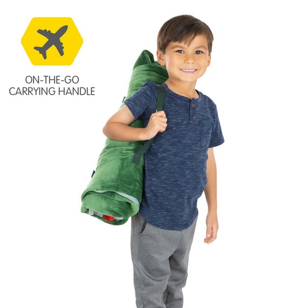 Bixbee Dinosaur Sleeping Bag Green