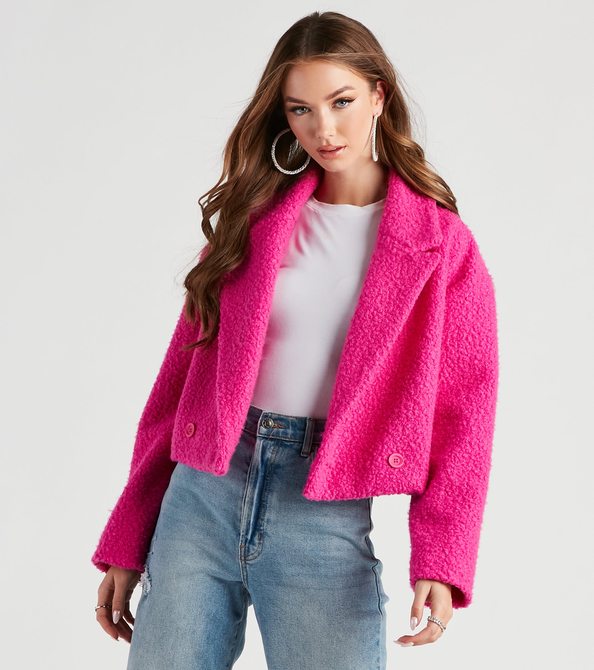 Cozy In The City Faux Sherpa Coat