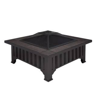 Real Flame Lafayette 34 in. Wood Burning Fire Pit 908-BK