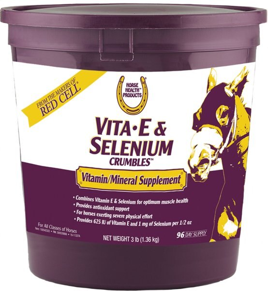 Horse Health Products Vita-E and Selenium Crumbles Horse Supplement