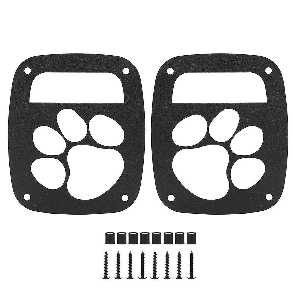 Rear Tail Light Guard Taillight Cover Bear Paw Styling Fit For Jeep Wrangler Tj 97-06