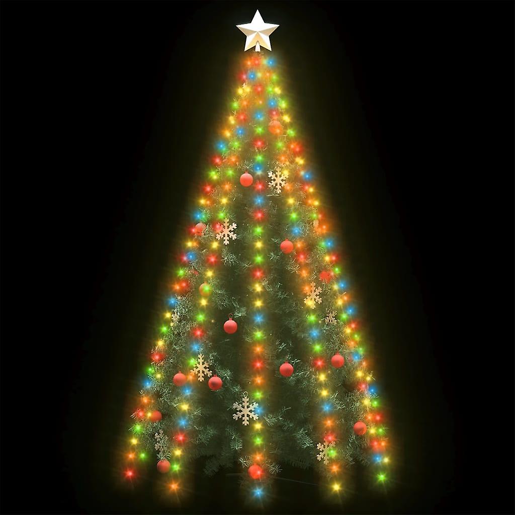 Vidaxl Christmas Tree Net Lights With 250 Leds Colorful 98.4