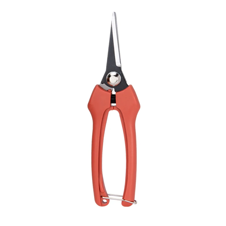 High Quality Garden Tool Carbon Steel Blade Hand Bypass Garden Scissors