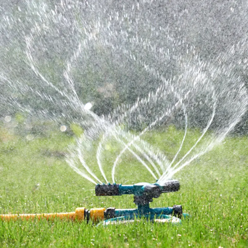 Automatic 360 Rotating Adjustable Large Area Yard Lawn Sprinkler Vortex Garden Sprinkler Oscillating Sprinkler Watering Sprayer