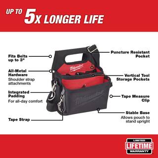 MW 7-Pocket Compact Utility Pouch with 9-Pocket Utility Pouch (2-Piece) 48-22-8118-48-22-8119