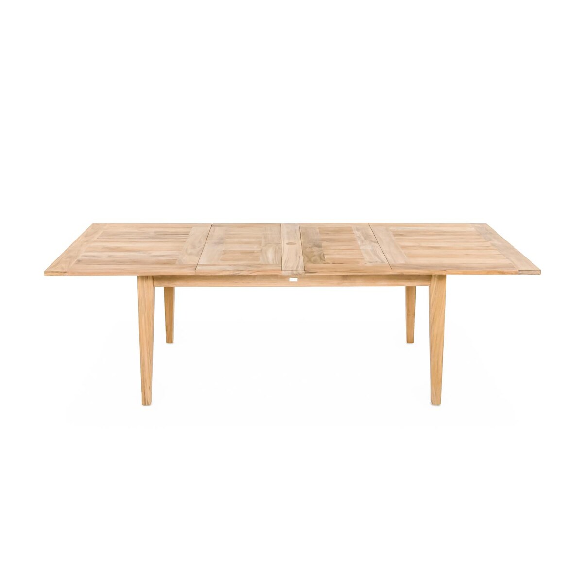 Signature Wistow Lane 64 X 42 Inch Rectangular Teak Patio Double Leaf Extension Dining Table