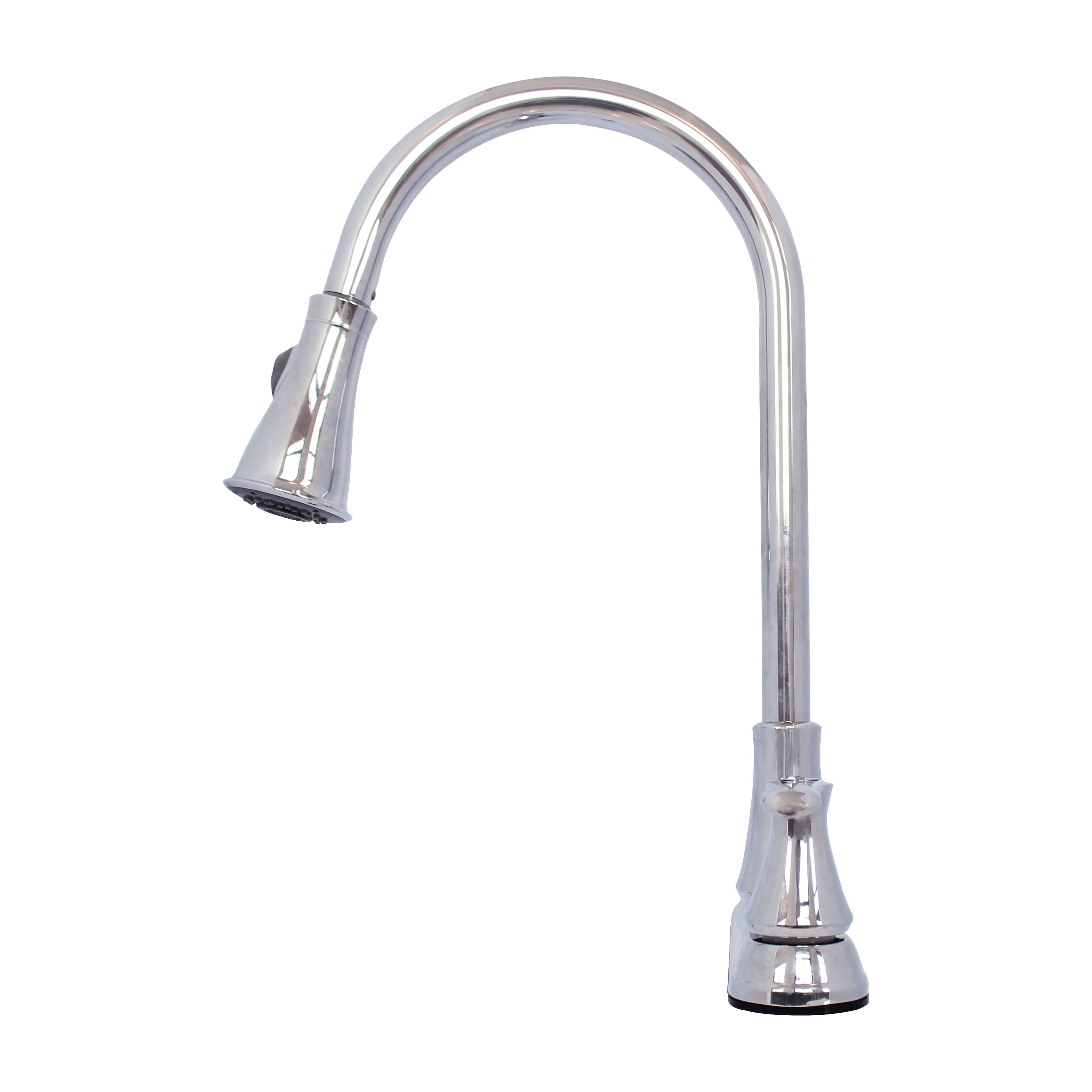 Wasserman 22167043 - Kitchen Sink Faucet Double Handle Pull Down Spray in Chrome