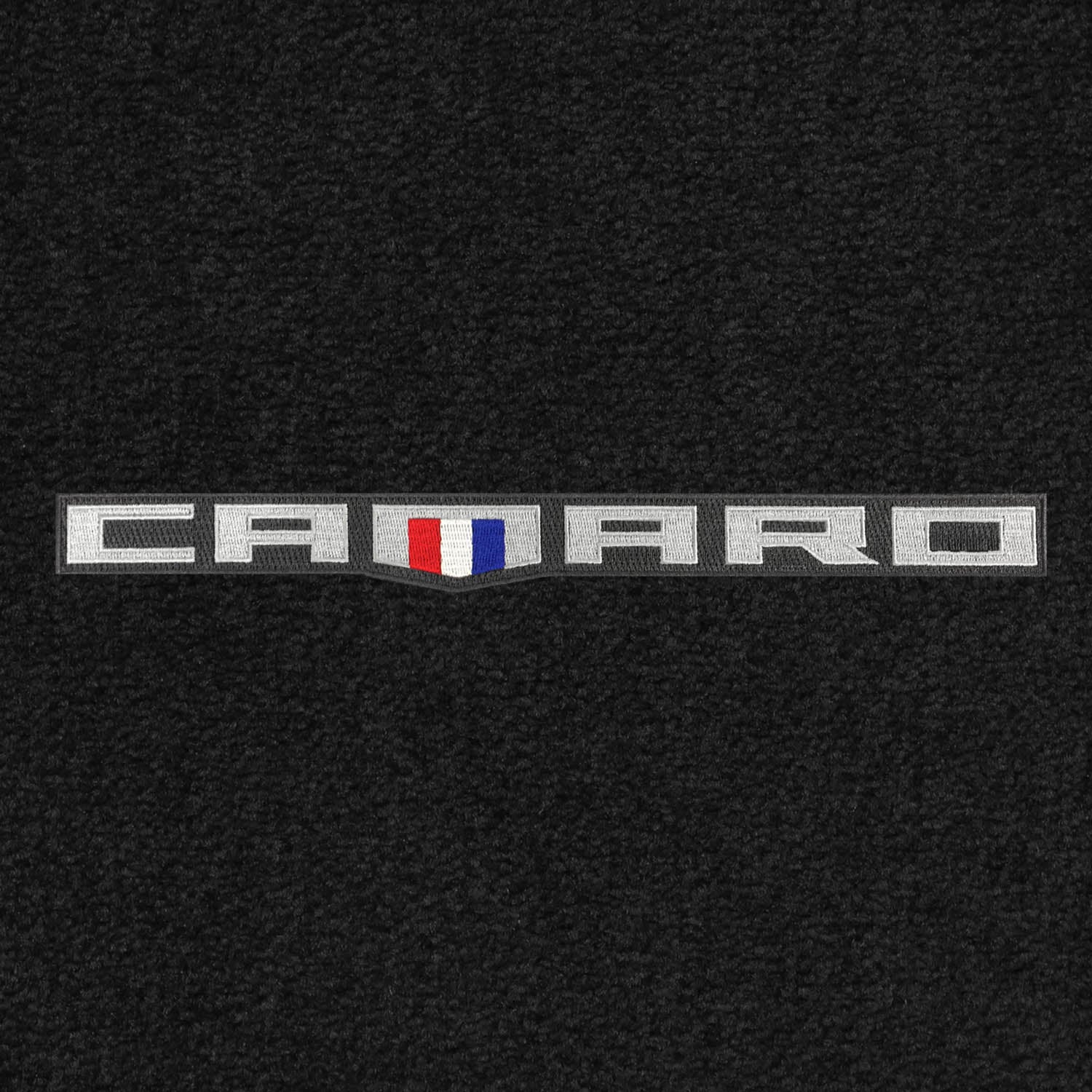 Lloyd Mats 600151 2016-On Ebony Ultimat Camaro Word Logo Matsand#44; 2 Piece