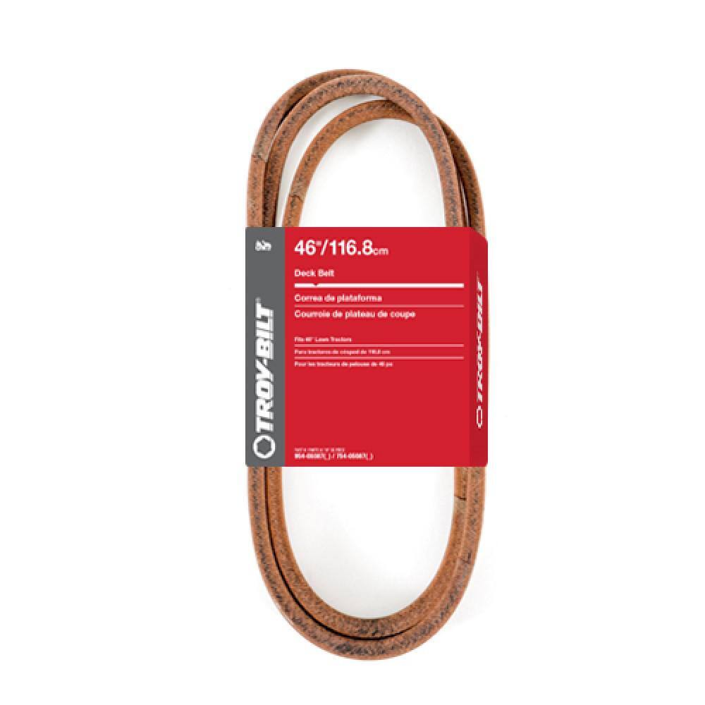 Troy-Bilt Original Equipment Deck Drive Belt for Select 46 in. Front Engine Riding Lawn Mowers OE# 954-05087 754-05087 490-501-Y077