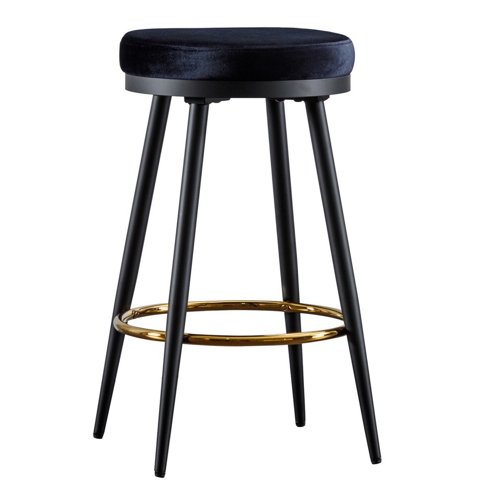 Swivel Barstools Counter Swing Stool Velvet Dining Chair Stools