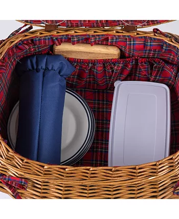 Picnic Time Red Highlander Picnic Basket