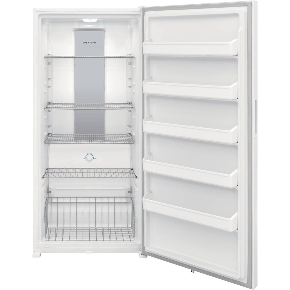 Frigidaire 32.6 in. 20 cu. Ft. Frost Free Defrost Garage Ready Upright Freezer in White ENERGY STAR FFUE2022AW