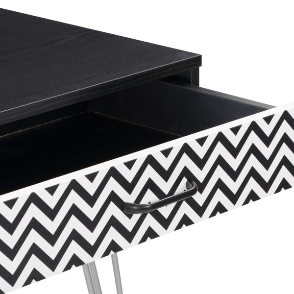 Carson Carrington Hurup Chevron Entryway Table/Desk