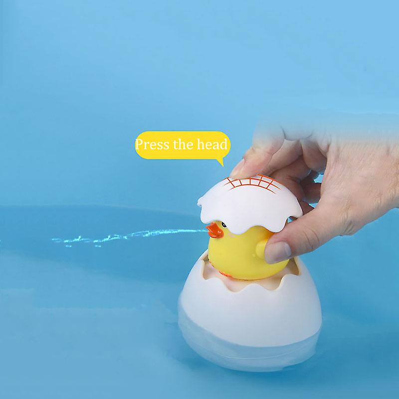 Sprinkler Toy Penguin Egg Bathroom Floating Sprinkler Egg Baby Bath Toy Blue Dinosaur