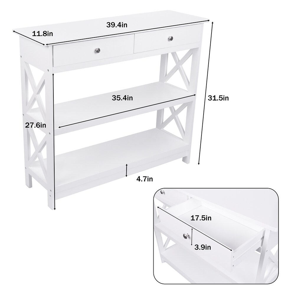 Console Table with Drawer