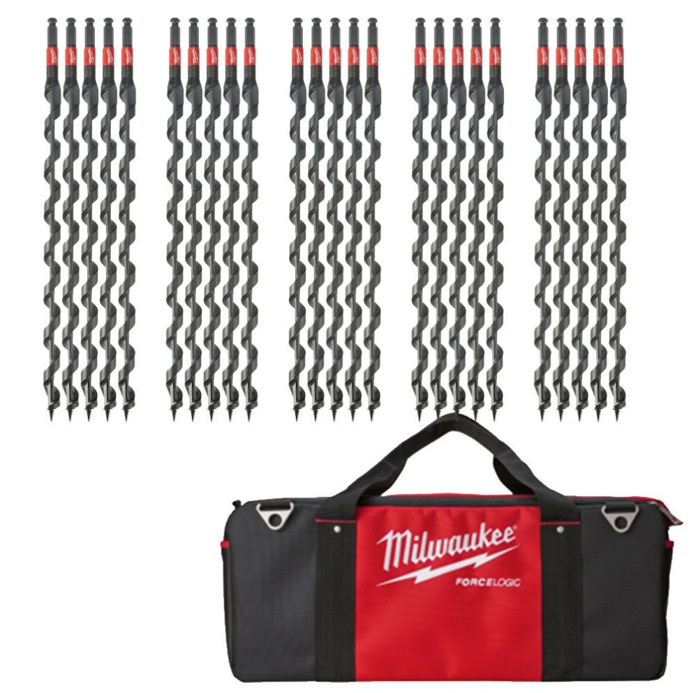 Milwaukee 11/16 x 18 Lineman's Utility Auger - 25PK 48-13-6795 from Milwaukee