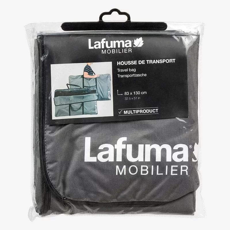 Lafuma Maxi Transit XL Portable Camping Chair Transabed Travel Cover， Anthracite