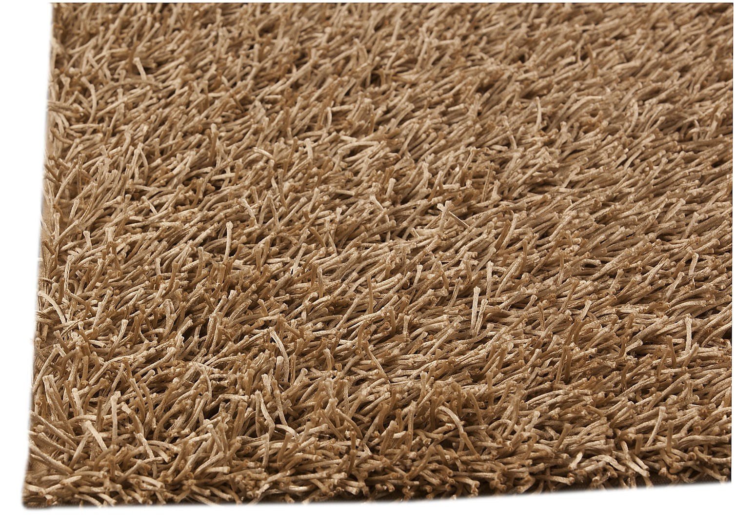 Palo Collection Hand Woven Polyester Area Rug in Beige