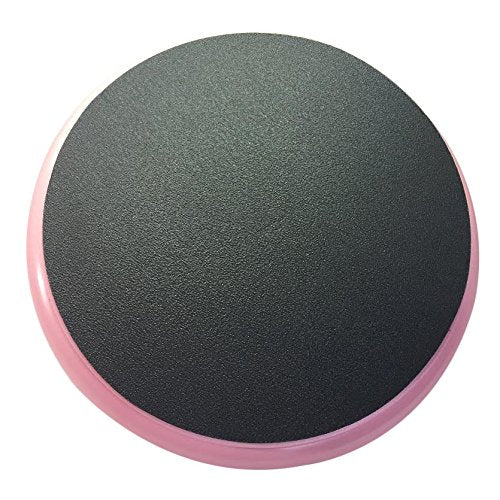 Pink bucket lid seat with black pad--By Bucket Lidz