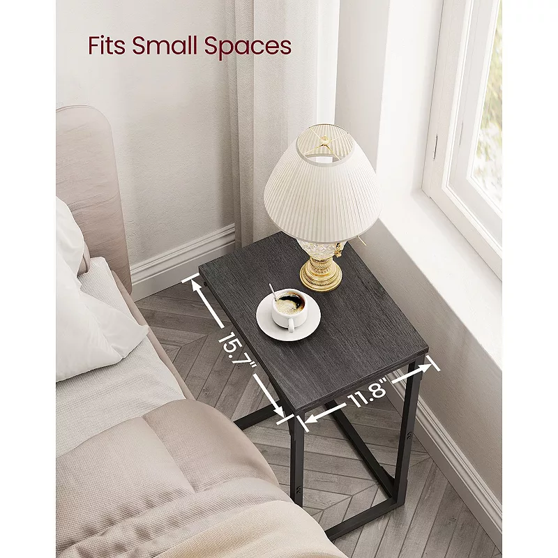 C-shaped End Table Set Of 2