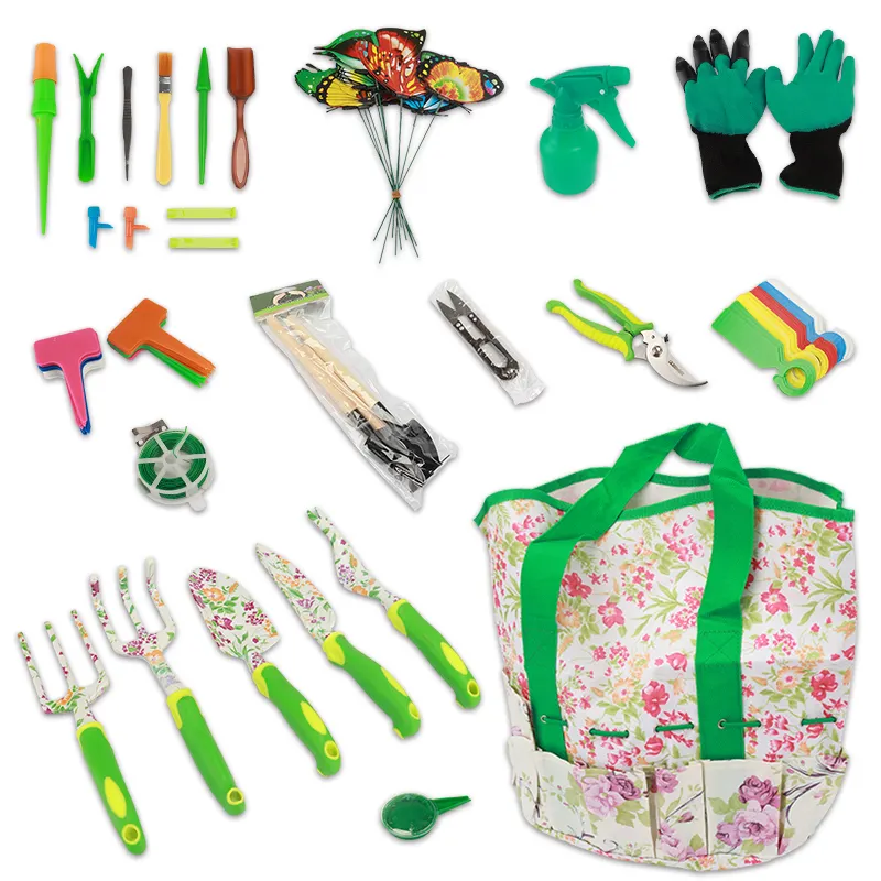 Hot Sale Aluminum oy  Garden Tool Set for Outdoor Potted Flower  Shears Patterned Gardening Tools