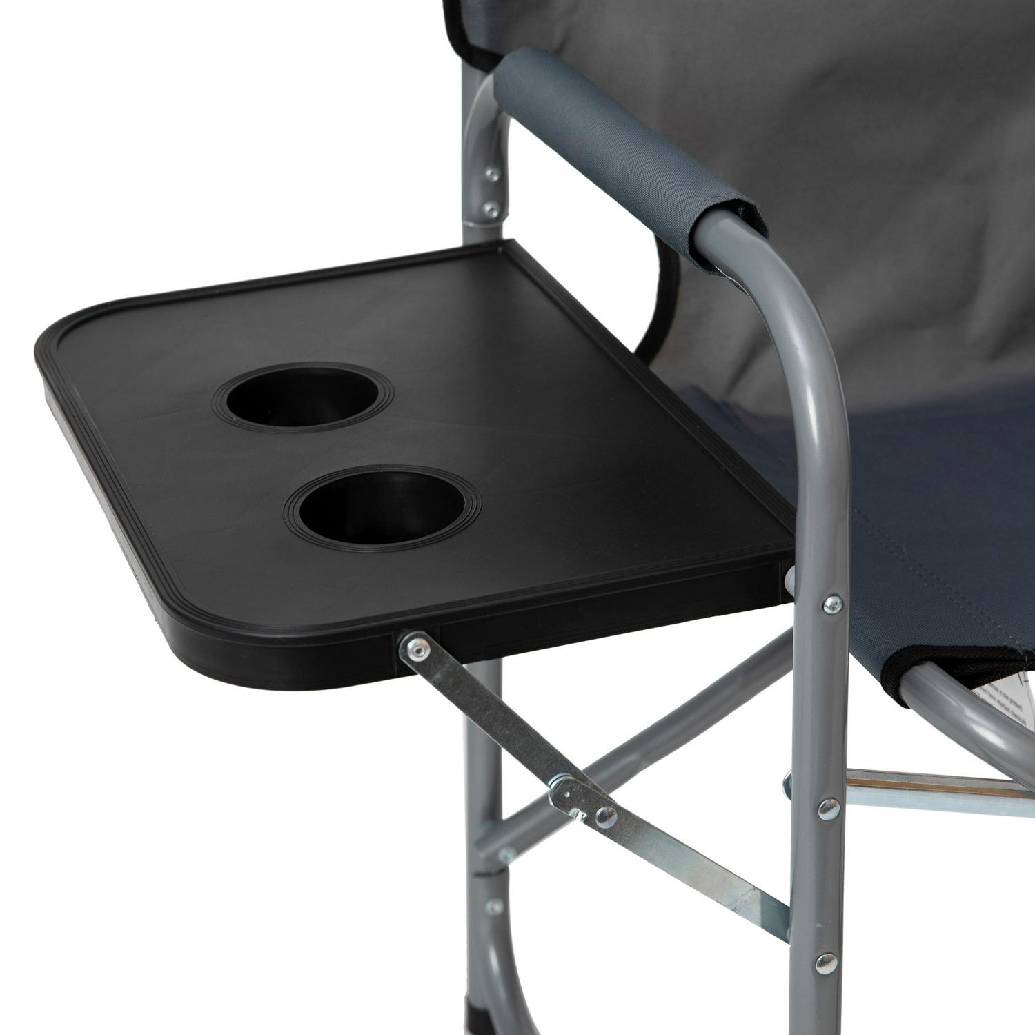 Flash Furniture Steel Camping Chair， Gray