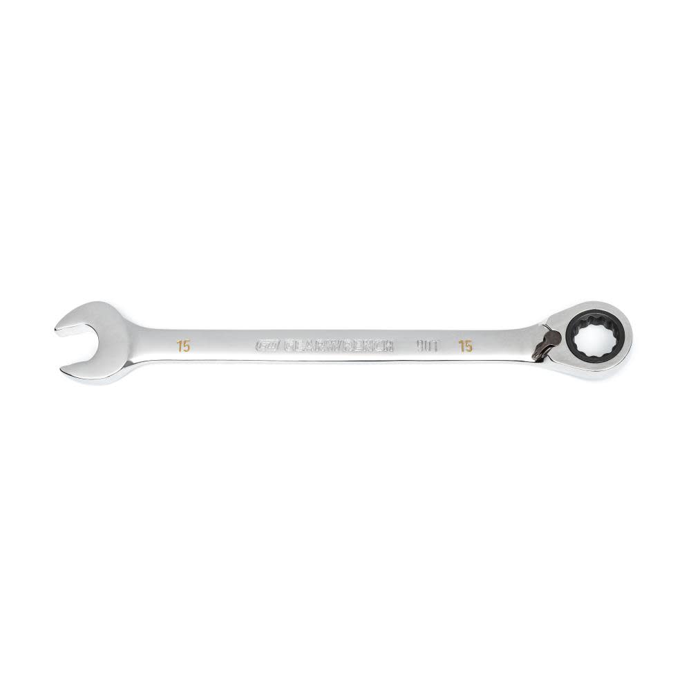 GEARWRENCH Reversible Ratcheting Wrench 15mm 90 Tooth 12 Point 86615 from GEARWRENCH