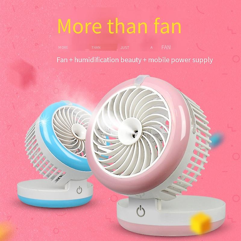 Small Portable Mini Humidification Spray Refrigeration Usb Rechargeable Fan