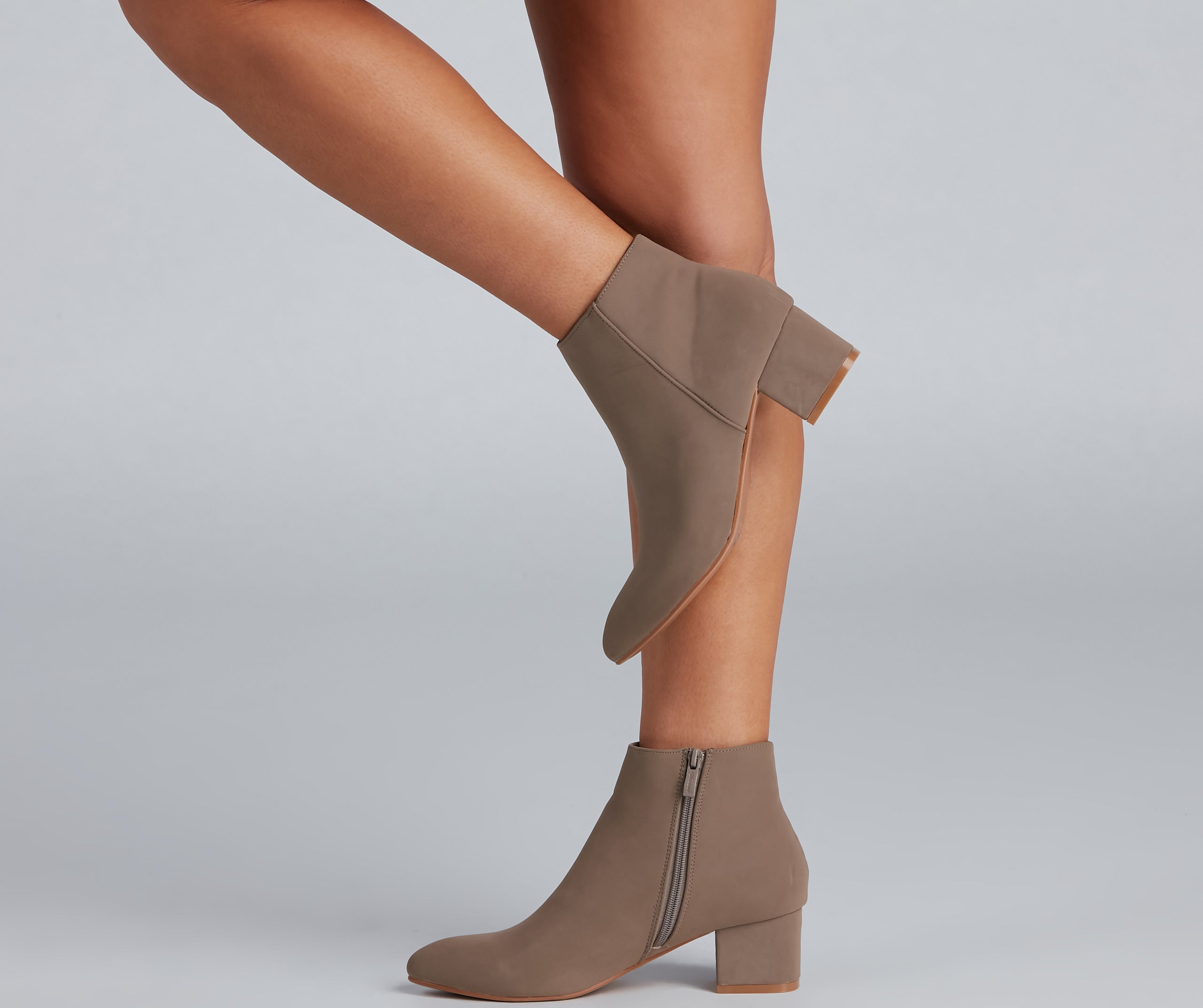 Simply Stylish Faux Suede Booties