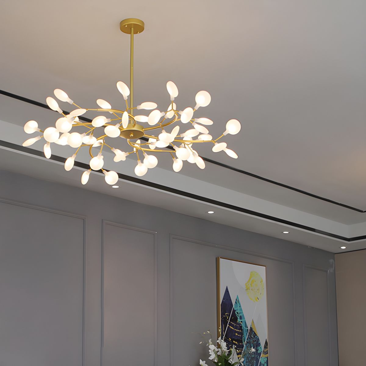 LED Firefly Sputnik Chandelier