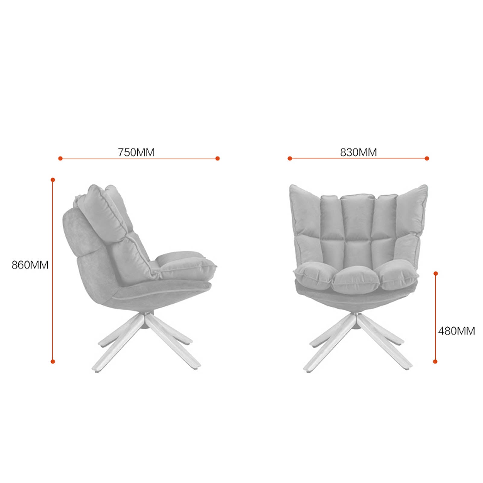 Lille Lounge Chair Lc005 Grn8016