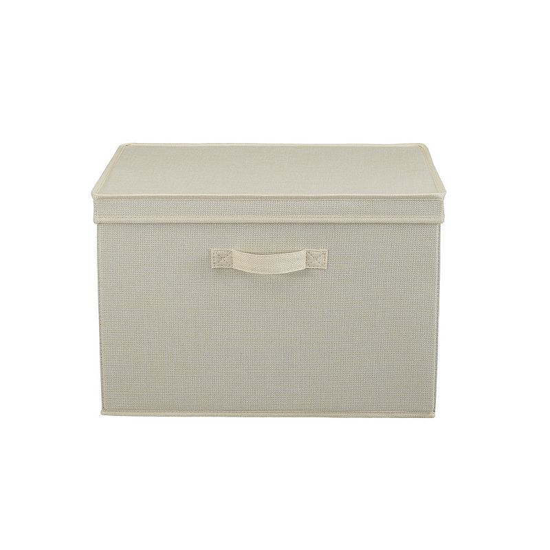 Household Essentials Wide Storage Boxes with Lids 2-piece Set